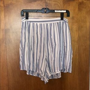 LUSH Blue and White Shorts